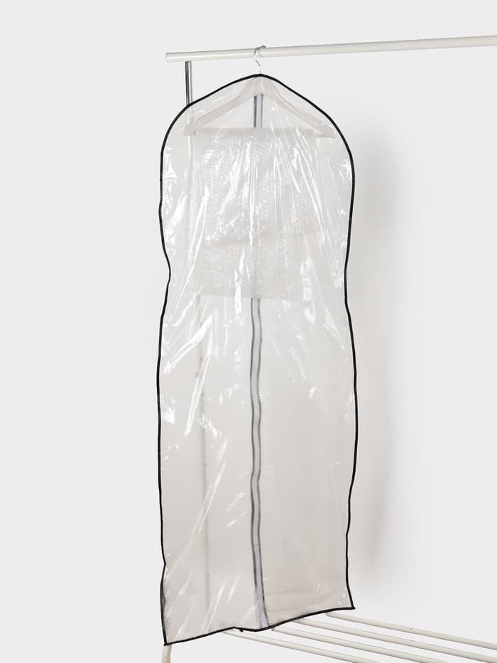 Чехол для одежды Доляна, 60×160 см, PEVA, прозрачный