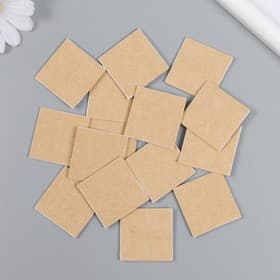 Клейкая лента двухсторонняя «Круглый крафт», на листе 4 шт., набор 60 шт.