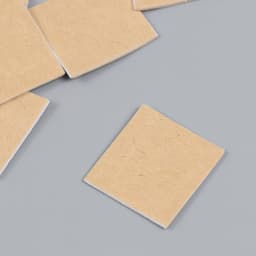 Клейкая лента двухсторонняя «Круглый крафт», на листе 4 шт., набор 60 шт.