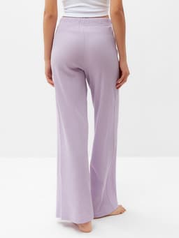 Брюки домашние женские KAFTAN Basic line, размер 42, сиреневые