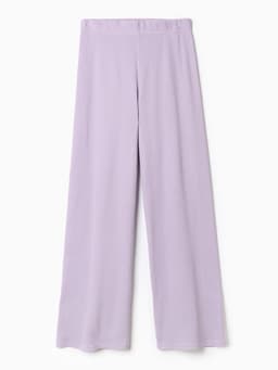 Брюки домашние женские KAFTAN Basic line, размер 42, сиреневые