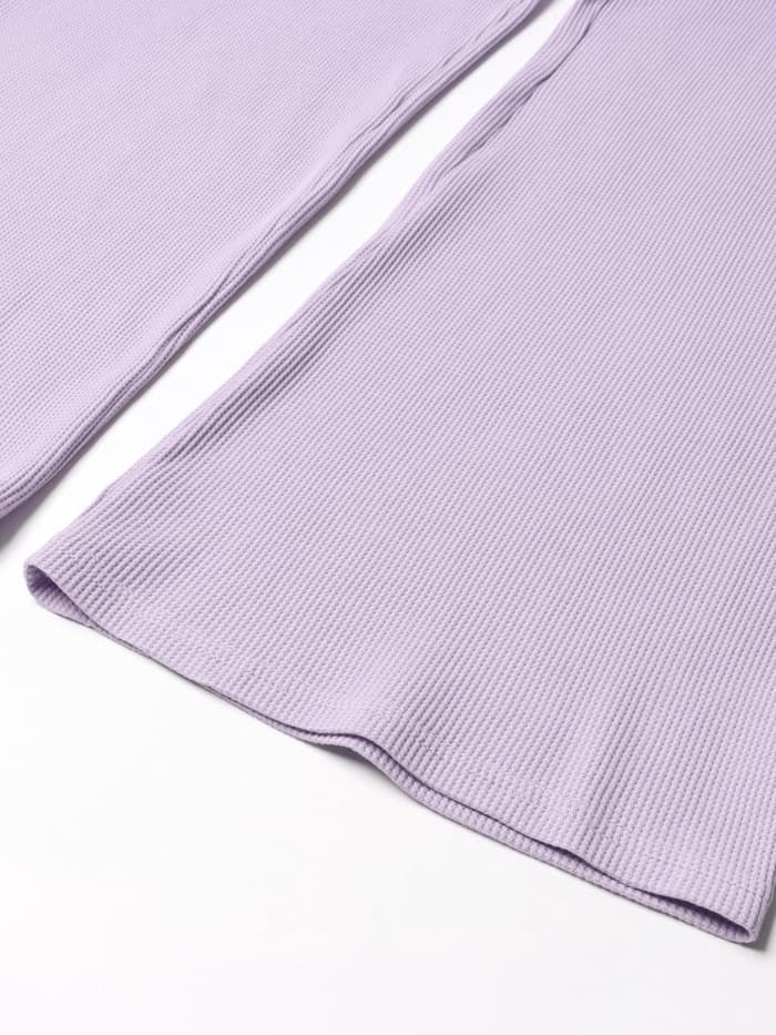 Брюки домашние женские KAFTAN Basic line, размер 42, сиреневые