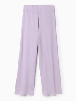 Брюки домашние женские KAFTAN Basic line, размер 46, сиреневые