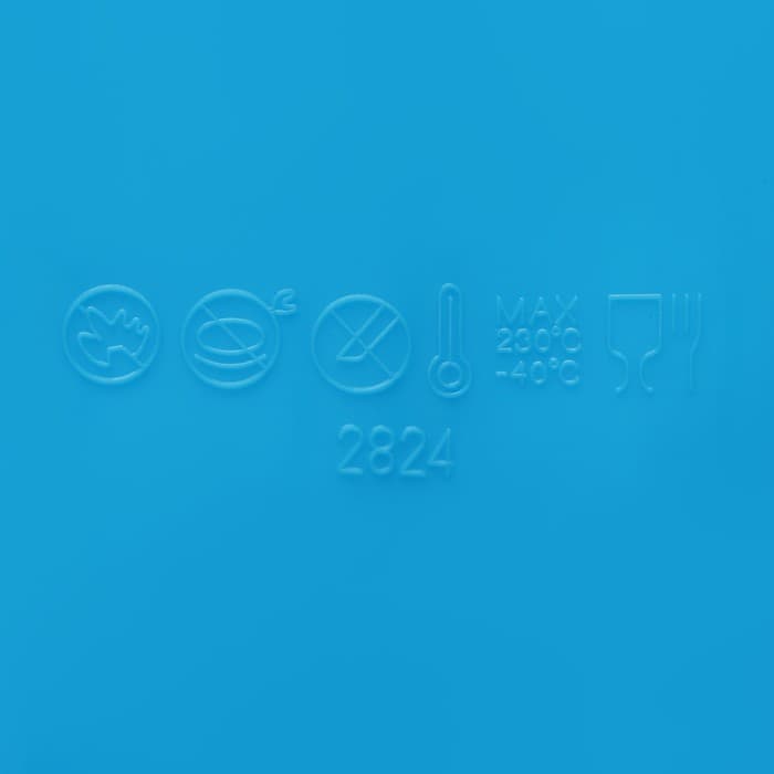 Коврик для выпечки и раскатки теста с разметкой Доляна «Буссен», силикон, 38×28 см, МИКС