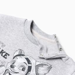 Свитшот детский, НАЧЁС, рост 80 см, серый меланж