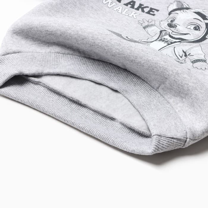 Свитшот детский, НАЧЁС, рост 80 см, серый меланж