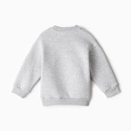 Свитшот детский, НАЧЁС, рост 80 см, серый меланж