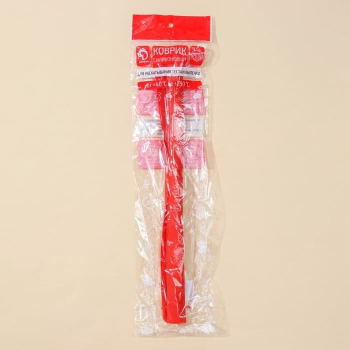 Коврик для выпечки и раскатки теста с разметкой Доляна «Буссен», силикон, 49×39 см, МИКС