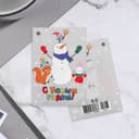 Открытка-шильдик «С Новым годом!» глиттер, 6×8.5 см