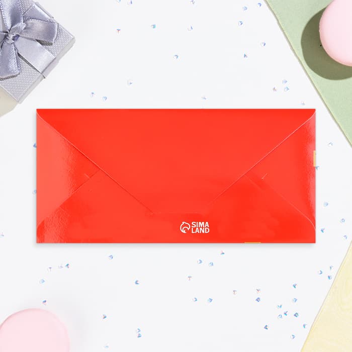 Конверт для денег «Поздравляем!», 16.5×8 см