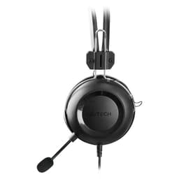 Гарнитура проводная A4Tech HU-35, USB, с микрофоном, кабель 2 м, накладная, чёрная