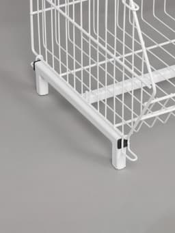 Горка-накопитель из четырёх корзин, 63×43×120, белая