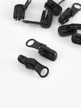 Бегунок автоматический для водонепроницаемой молнии «Спираль», реверсивный, №7, 10 шт., чёрный