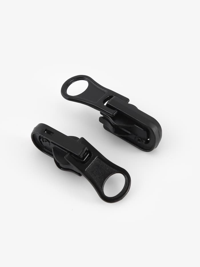 Бегунок автоматический для водонепроницаемой молнии «Спираль», реверсивный, №7, 10 шт., чёрный