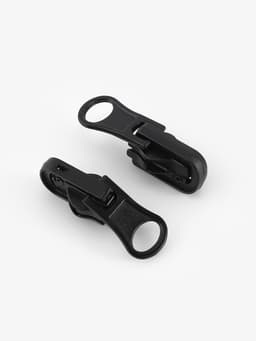 Бегунок автоматический для водонепроницаемой молнии «Спираль», реверсивный, №7, 10 шт., чёрный