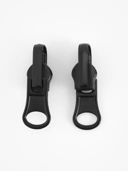 Бегунок автоматический для водонепроницаемой молнии «Спираль», реверсивный, №7, 10 шт., чёрный