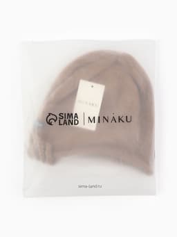 Чепчик женский MINAKU, размер one size 52-58, цвет кофейный