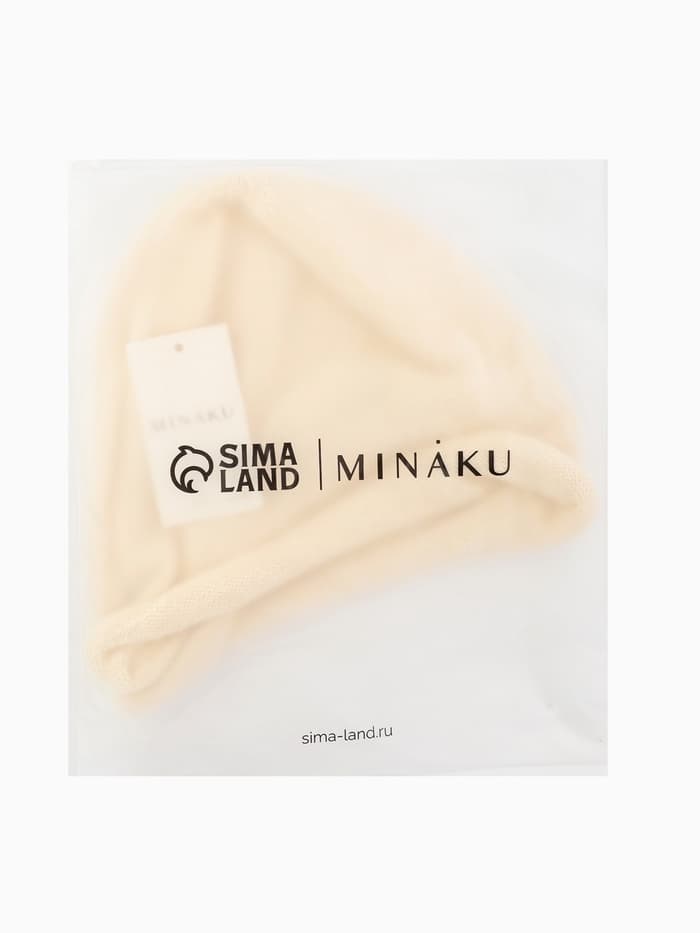 Чепчик женский MINAKU, размер one size 52-58, цвет молочный