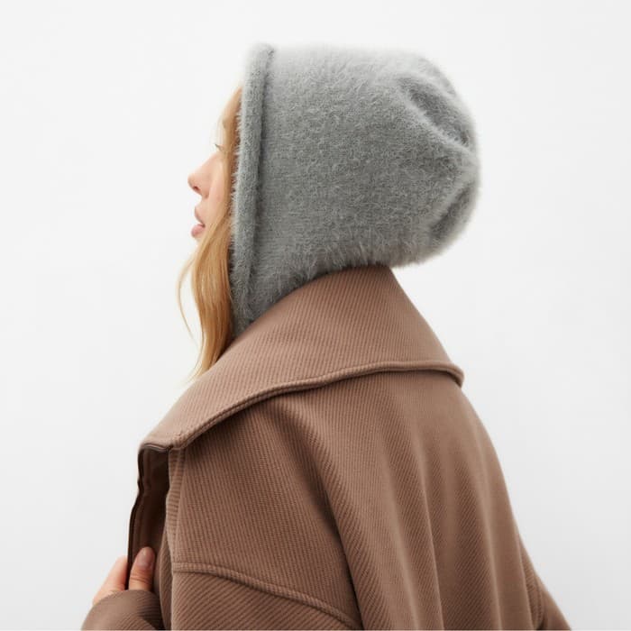 Чепчик женский MINAKU, размер one size 52-58, серый