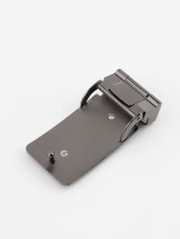 Пряжка для ремня, автоматическая, 7.8×3.5 см, цвет чёрный никель