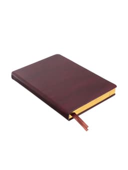 Ежедневник датированный Calligrata, А5, 2026, твёрдая обложка из искусственной кожи «Небраска», 168 листов, бордовый