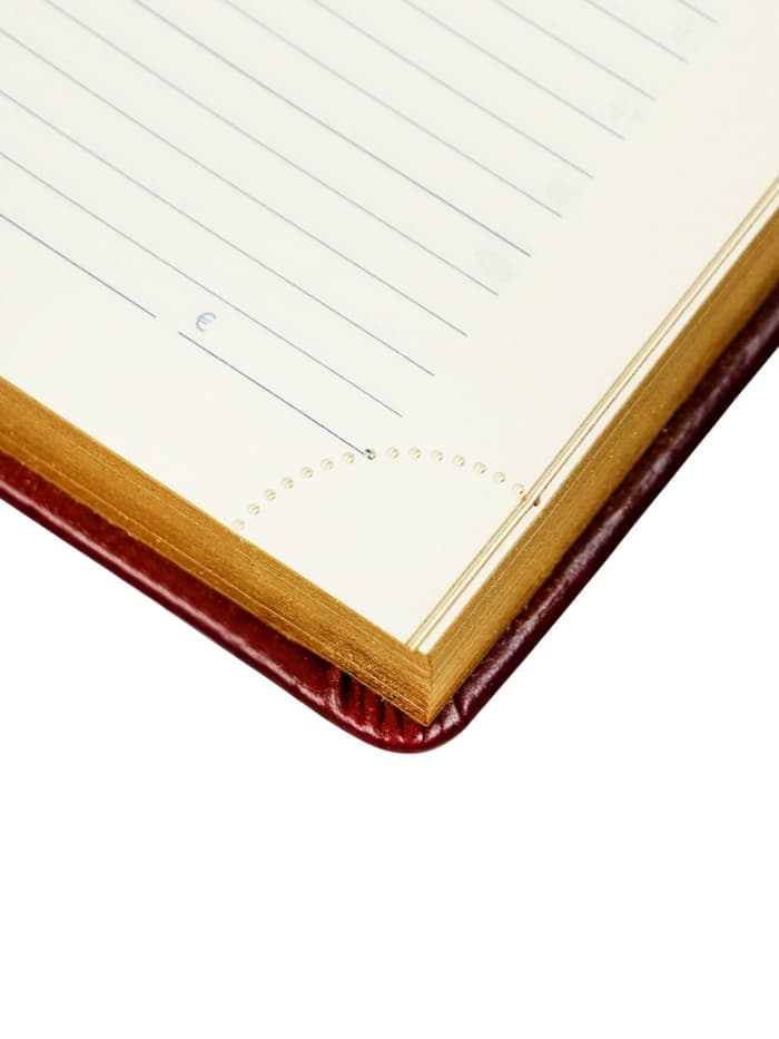 Ежедневник датированный Calligrata, А5, 2026, твёрдая обложка из искусственной кожи «Небраска», 168 листов, бордовый