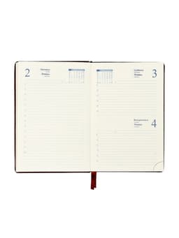 Ежедневник датированный Calligrata, А5, 2026, твёрдая обложка из искусственной кожи «Небраска», 168 листов, бордовый