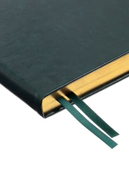 Ежедневник датированный Calligrata, А5, 2026, твёрдая обложка из искусственной кожи «Небраска», 168 листов, зелёный