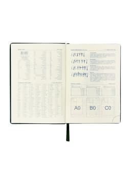 Ежедневник датированный Calligrata, А5, 2026, твёрдая обложка из искусственной кожи «Небраска», 168 листов, зелёный