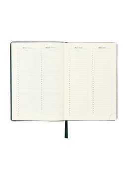 Ежедневник датированный Calligrata, А5, 2026, твёрдая обложка из искусственной кожи «Небраска», 168 листов, зелёный