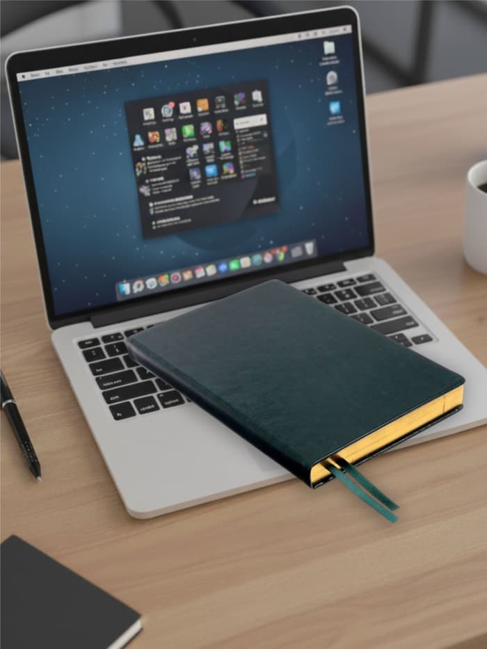 Ежедневник датированный Calligrata, А5, 2026, твёрдая обложка из искусственной кожи «Небраска», 168 листов, зелёный