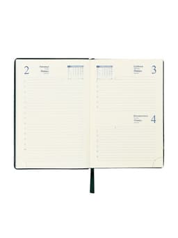 Ежедневник датированный Calligrata, А5, 2026, твёрдая обложка из искусственной кожи «Небраска», 168 листов, зелёный