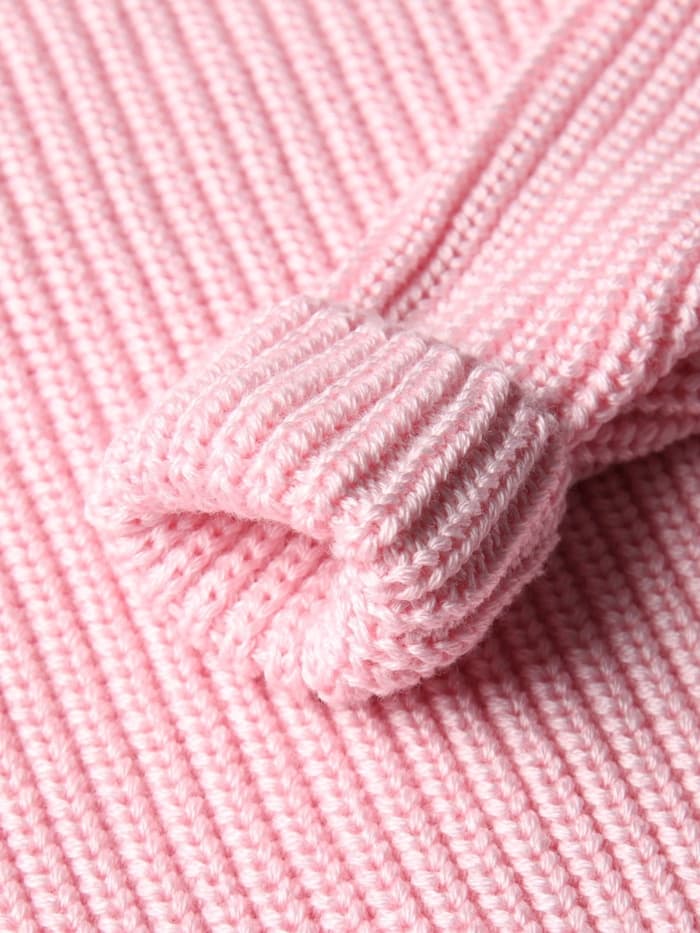 Свитер вязаный для девочки MINAKU: Cozy Winter, розовый, размер 30 (104-110 см)