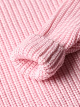 Свитер вязаный для девочки MINAKU: Cozy Winter, розовый, размер 30-32 (110-116 см)