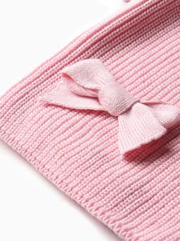 Свитер вязаный для девочки MINAKU: Cozy Winter, розовый, размер 30-32 (110-116 см)