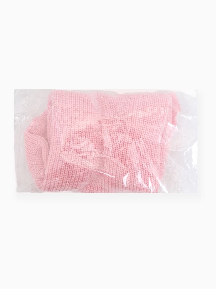 Свитер вязаный для девочки MINAKU: Cozy Winter, розовый, размер 30-32 (110-116 см)