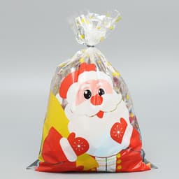 Пакет подарочный новогодний пластиковый «Счастья тебе», 20×30 см