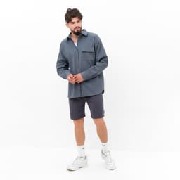 Рубашка мужская MIST oversize размер 52, графитовая