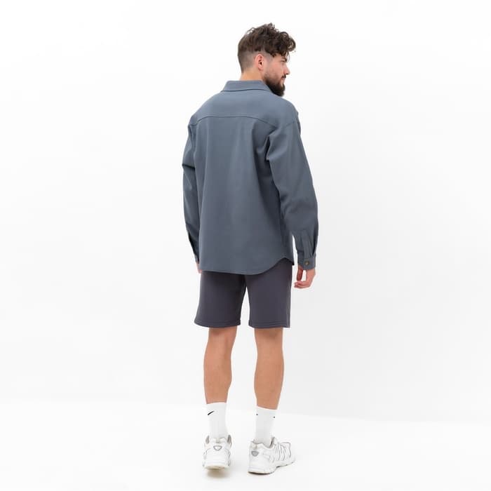 Рубашка мужская MIST oversize размер 54, графитовая
