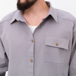 Рубашка мужская MIST oversize размер 48, серая