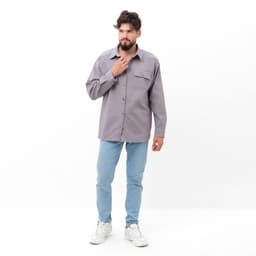 Рубашка мужская MIST oversize размер 48, серая