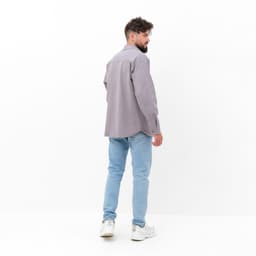 Рубашка мужская MIST oversize размер 48, серая