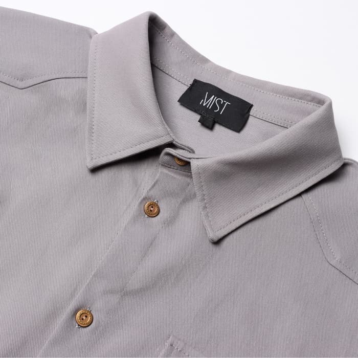 Рубашка мужская MIST oversize размер 48, серая