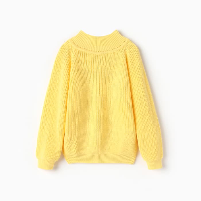 Свитер для девочки MINAKU, жёлтый, рост 128 см