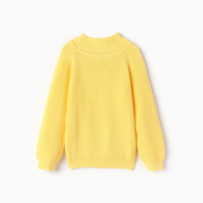 Свитер для девочки MINAKU, жёлтый, рост 128 см