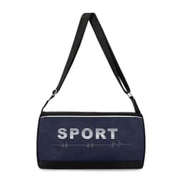 Сумка спортивная Sport, на молнии, боковой карман/сетка, регулируемый ремень, маленький размер, чёрная