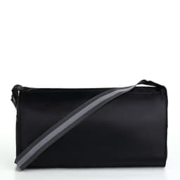 Сумка спортивная Sport, на молнии, боковой карман/сетка, регулируемый ремень, маленький размер, чёрная