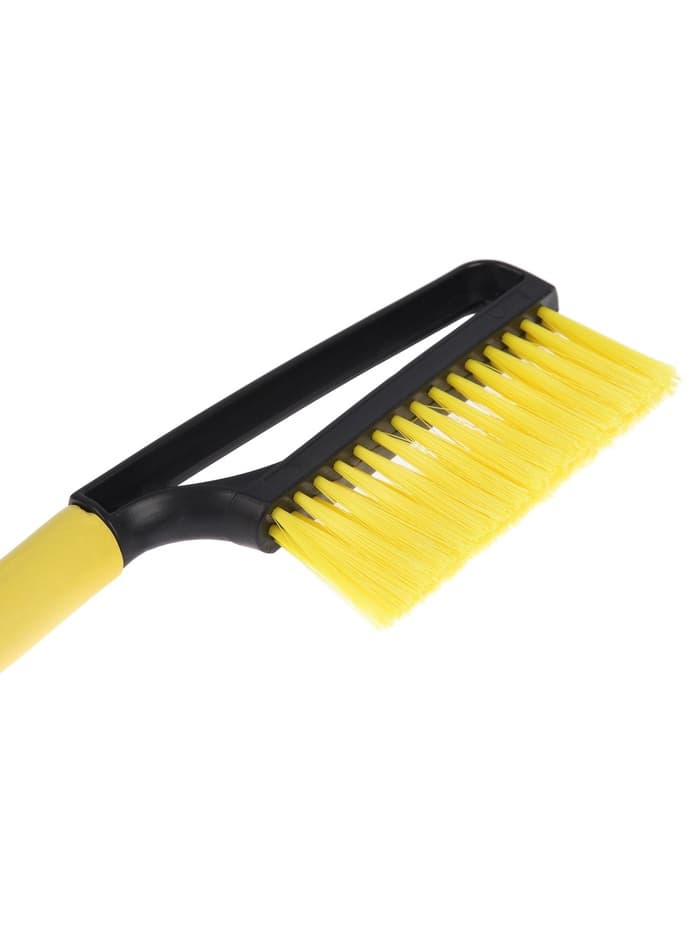 Щетка сметка, со скребком, Torso MG-011 автомобильная, мягкая ручка, 48 см, МИКС