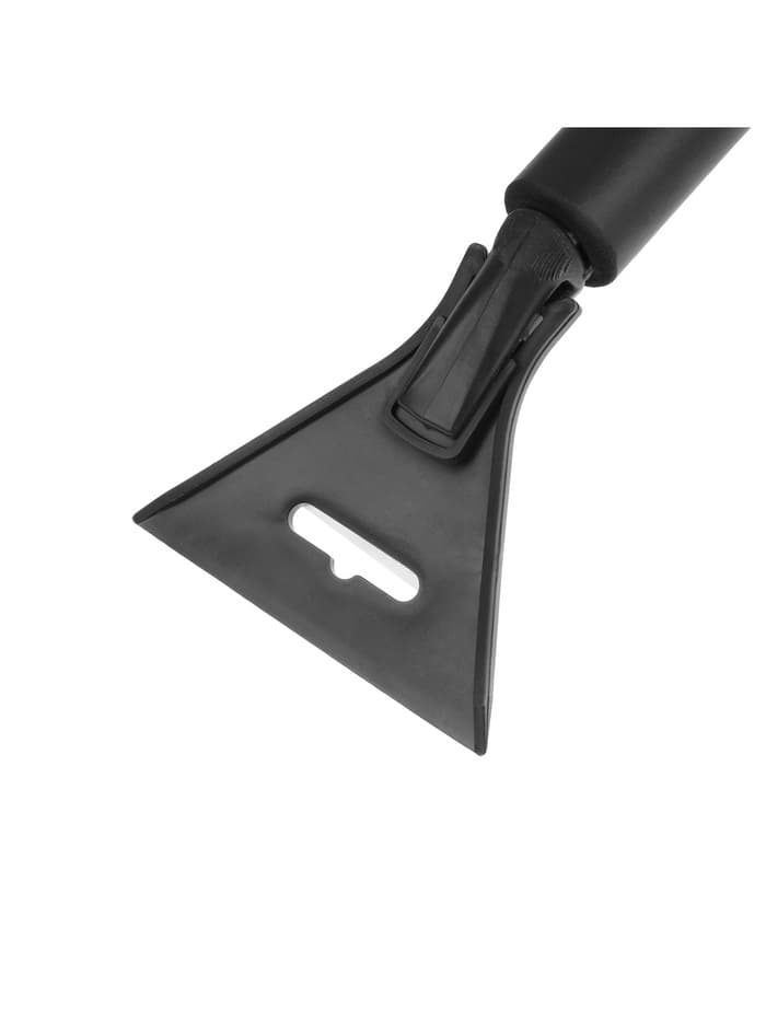 Щетка сметка, со скребком, Torso MG-011 автомобильная, мягкая ручка, 48 см, МИКС