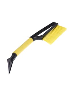 Щетка сметка, со скребком, Torso MG-011 автомобильная, мягкая ручка, 48 см, МИКС